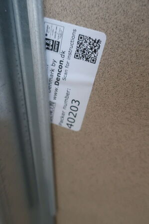 Konferencebord DENCON (2 stk.) 85-120x412x73 cm