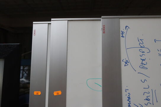 3 stk. BORKS whiteboards 131x200 cm