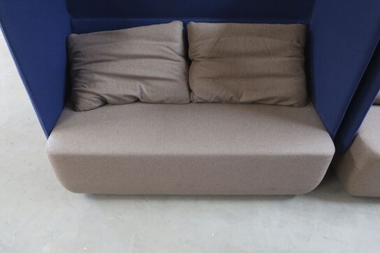 2 stk. SOFTLINE lounge/hyggekroge 76x150x135 cm