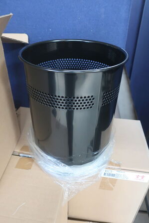 12 stk. TWINCO papirkurve TWIN METAL sort