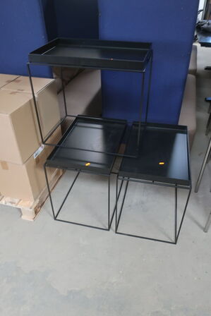 3 stk. bakkeborde 40x60x55 cm