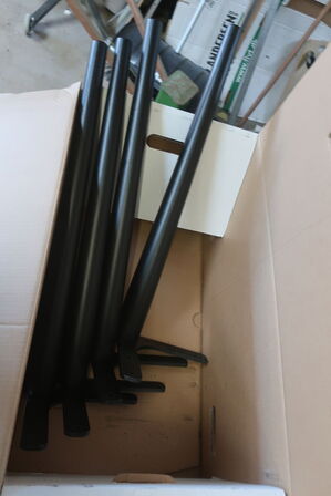 Bordplade m. 4 stk. ben SNEDKERGAARDEN 100x240x73 cm