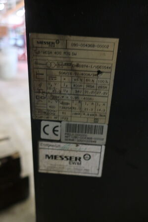 Svejseværk MESSER WEM Wega 400 Mig