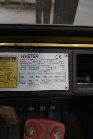 Gaffeltruck HYSTER H3.000XMX-G