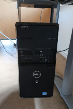 Computerskærm DELL, mousetrapper, tastatur, mus, computer DELL Vostro