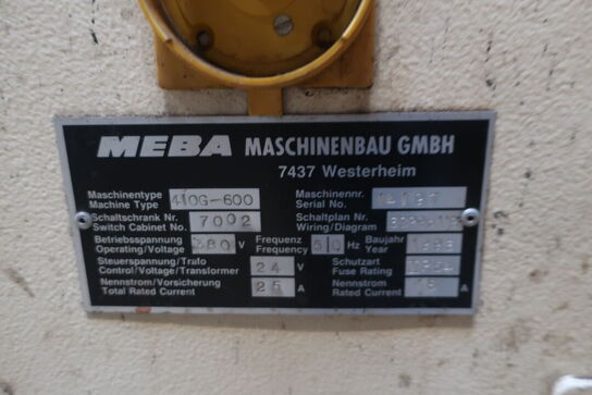 Dobbelt båndsav MEBA 410G-600