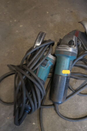 3 stk. vinkelslibere METABO, MAKITA