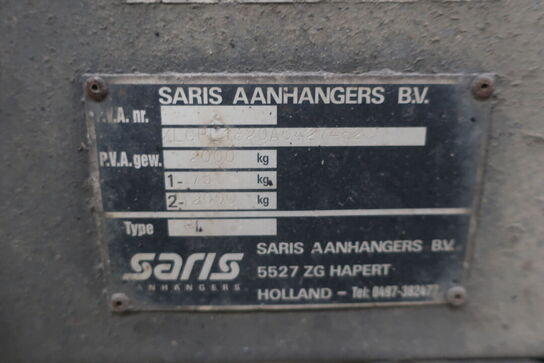 Trailer SARIS Pl 1820