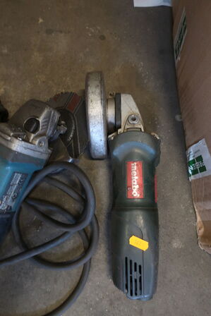 3 stk. vinkelslibere METABO, MAKITA