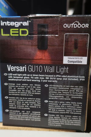 2 stk. væglamper INTEGRAL LED Versari Gu10 