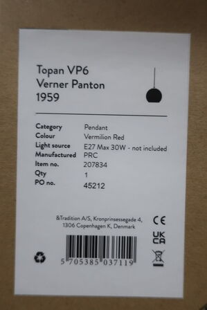 Pendel &TRADITION Topan VP6