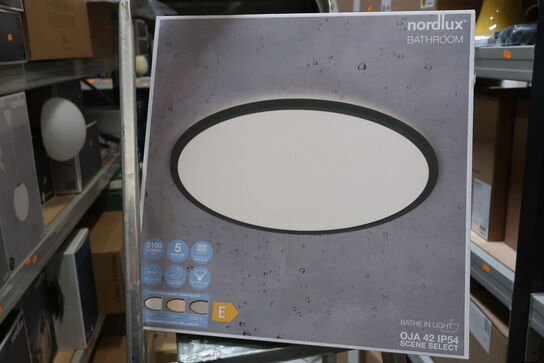 3 stk. spot NORDLUX OJA 42 (2 sorte, 1 hvid)