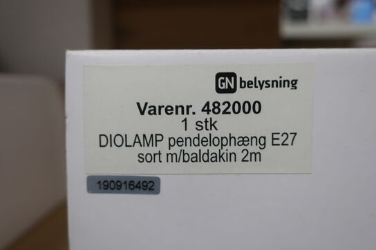 2 stk. pendelophæng 