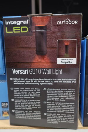 2 stk. væglamper INTEGRAL LED Versari Gu10 