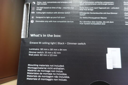 Loftslampe PHILIPS Enrave M Ceiling Light 