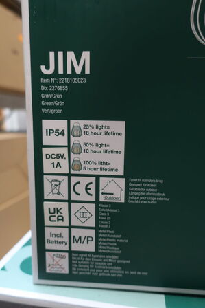 2 stk. havelamper NORDLUX Jim