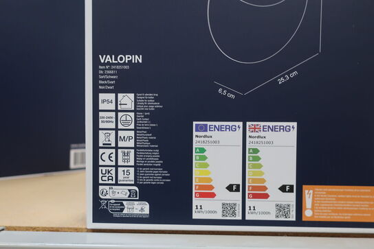 Væglampe NORDLUX Valopin