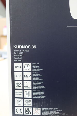Væglampe NORDLUX Kurnos 35