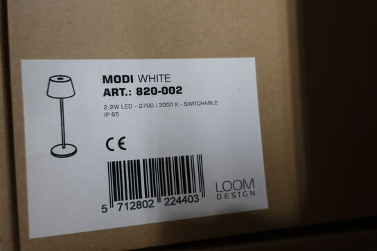 Bordlampe LOOM DESIGN Modi White 
