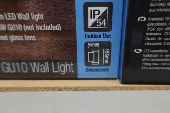 2 stk. væglamper INTEGRAL LED Versari Gu10 