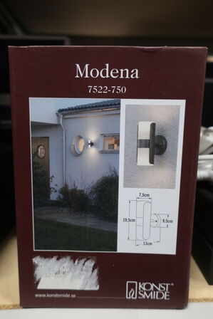 Væglampe KONST SMIDE Modena 7522-750