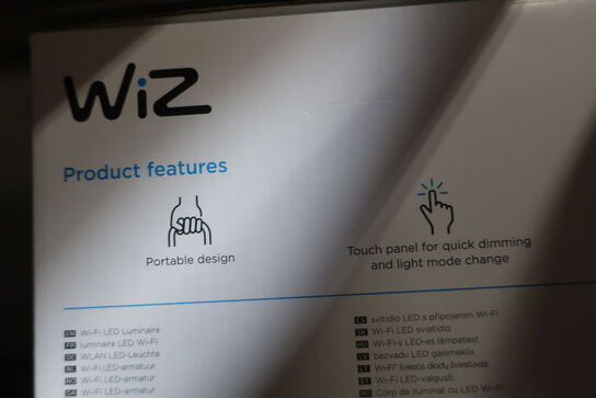 Transportabel lampe WIZ 