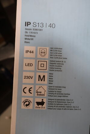 Væglampe NORDLUX IP S13 40