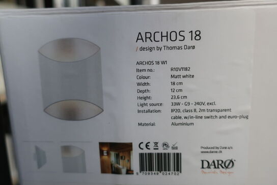 Væglampe DARØ Archos 18