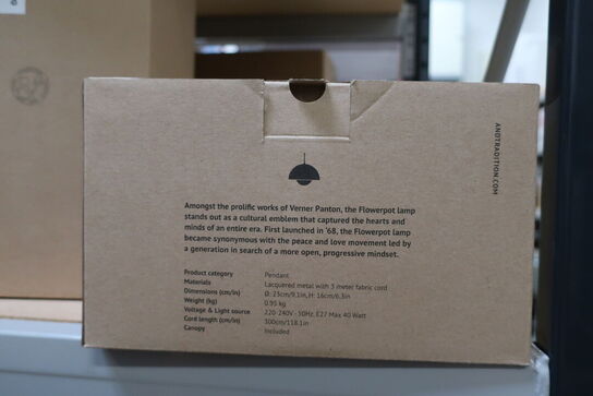 Pendel &TRADITION VP1 Flowerpot (klippet ledning)