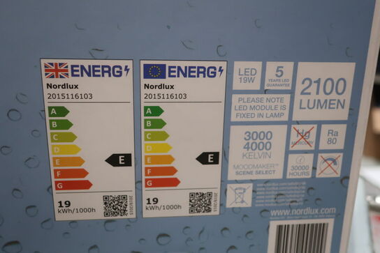 3 stk. spot NORDLUX OJA 42 (2 sorte, 1 hvid)