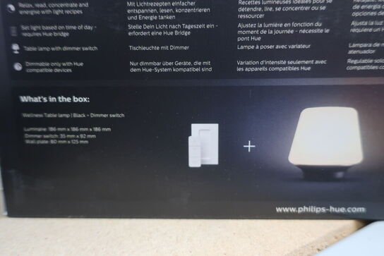 Bordlampe PHILIPS Welness Table Lamp 