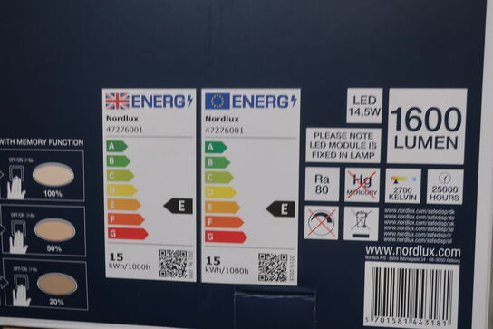 2 stk. spot NORDLUX OJA 29 Step-Dimming