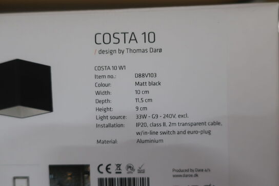Væglampe DARØ Costa 10