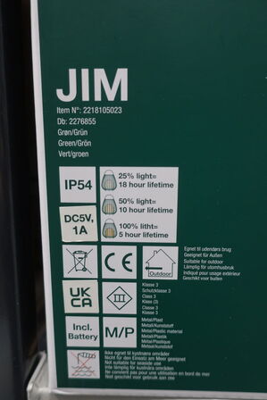Havelampe NORDLUX Jim
