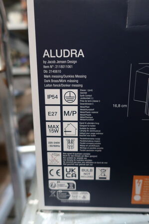 3 stk. væglamper NORDLUX Aludra