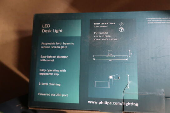 2 stk. lamper PHILIPS 