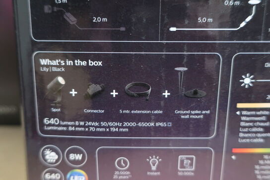 Udendørs spot PHILIPS Outdoor Spot Lily Extension