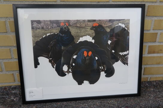 Litografi FOLKE LIND "Untitled" (35x51cm)