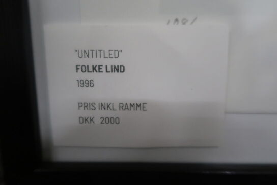 Litografi FOLKE LIND "Untitled" (35x51cm)