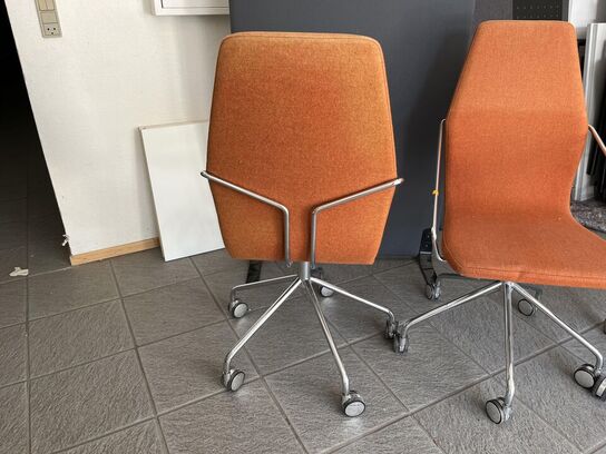 6 Stk. Mødebords stole