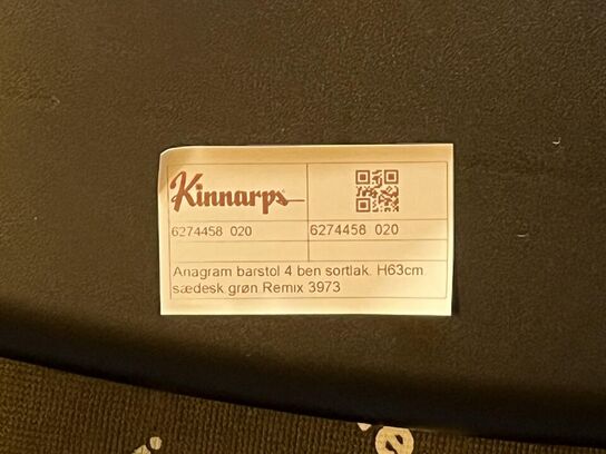 Kinnarps Barstol