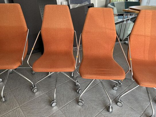 6 Stk. Mødebords stole