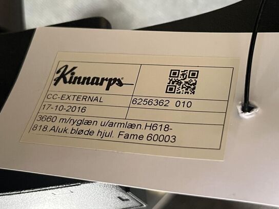 Kinnarps Sadle Kontrolstol