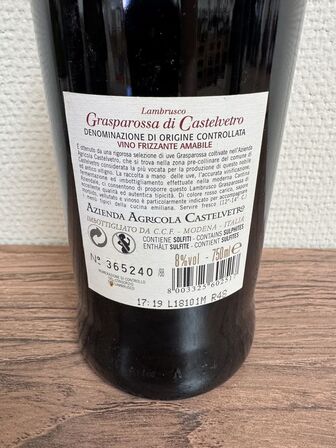 7 fl. Mousserende vin