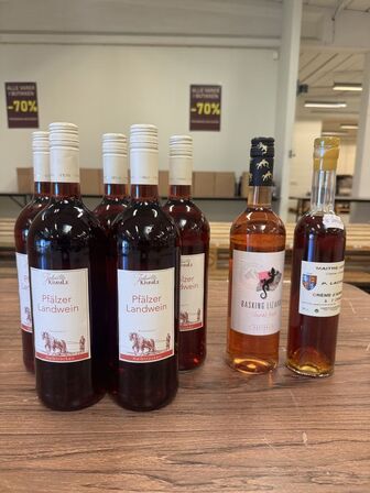 6 fl. Rosevin & 1 fl. Armagnac