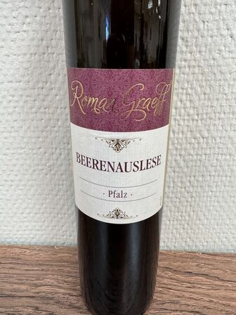 4 fl. Roman Graeff Riesling Beerenauslese Phalz 