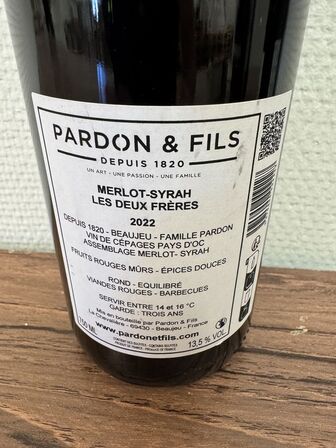 6 fl. Rødvin 
