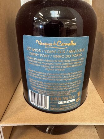 Vasques de Carvalho 20 års Tawny