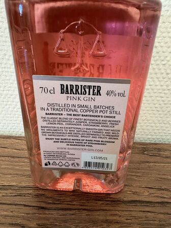2 fl. Barrister Pink Gin