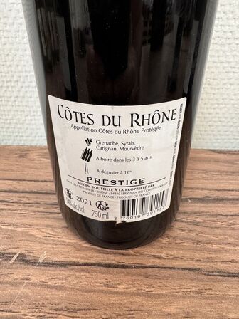 4 fl. Cotes du Rhone Prestige, La Cave Les Côteaux du Rhone